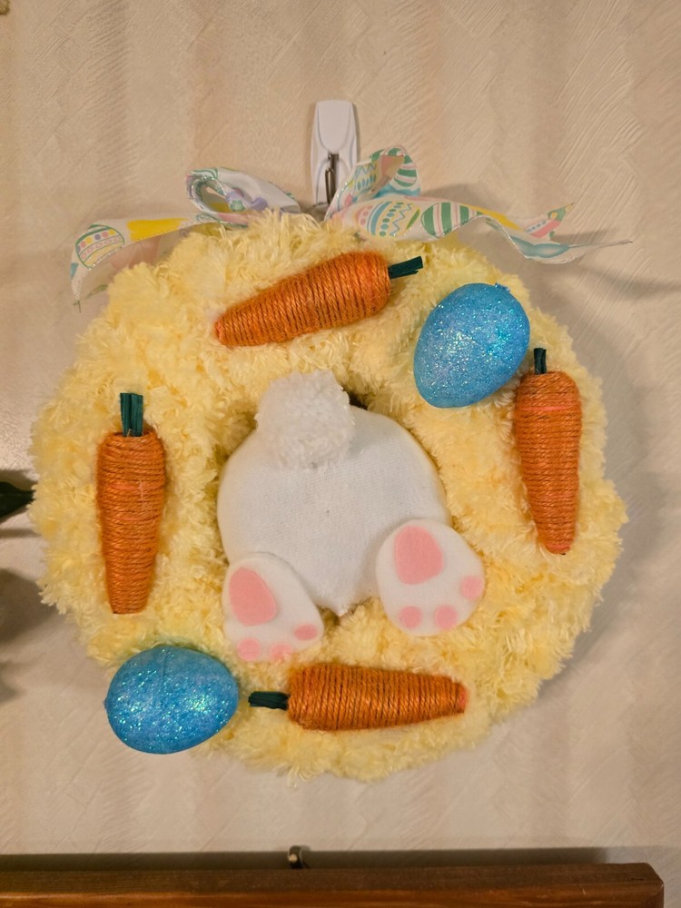 Happy Easter Handmade Wreath