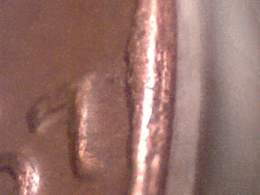 1967 RIM CUD COPPER LINCOLN CENT B671