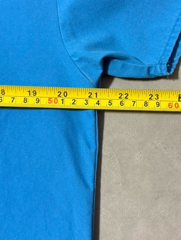 Mailbu Doc Scrub Top Medical Uniform Blue V-neck Medium
