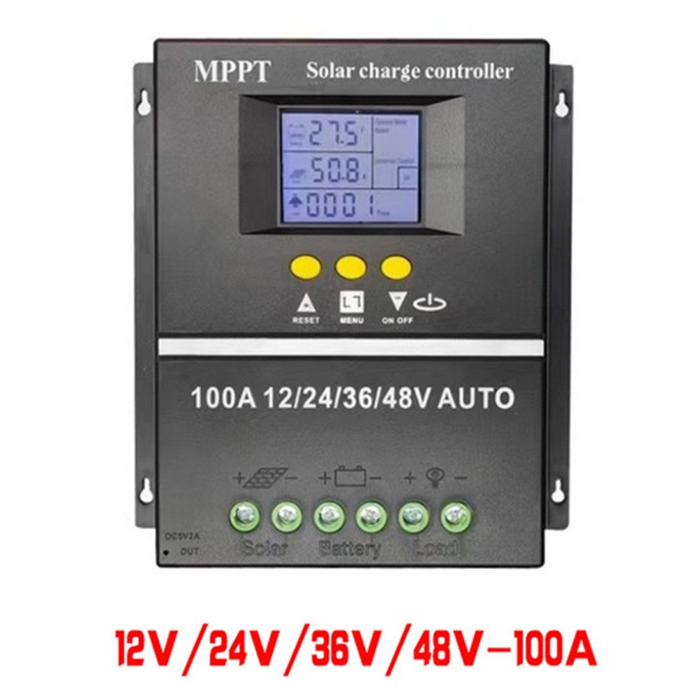 100A MPPT Solar Charge Controller Intelligent Regulator Useful for Solar Panel
