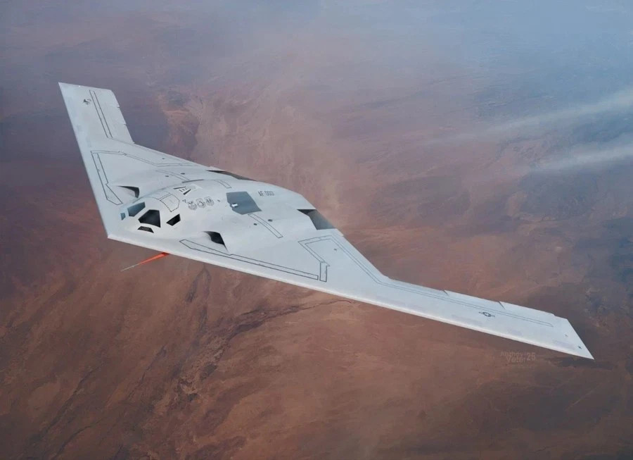 1/144 AMP 144015 B-21 Raider Long Range Strike Bomber model kit