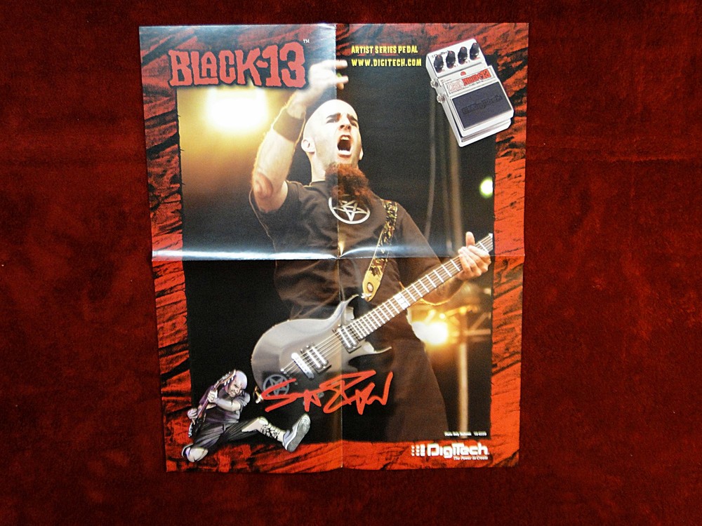 Anthrax Scott Ian Digitech Promo Poster