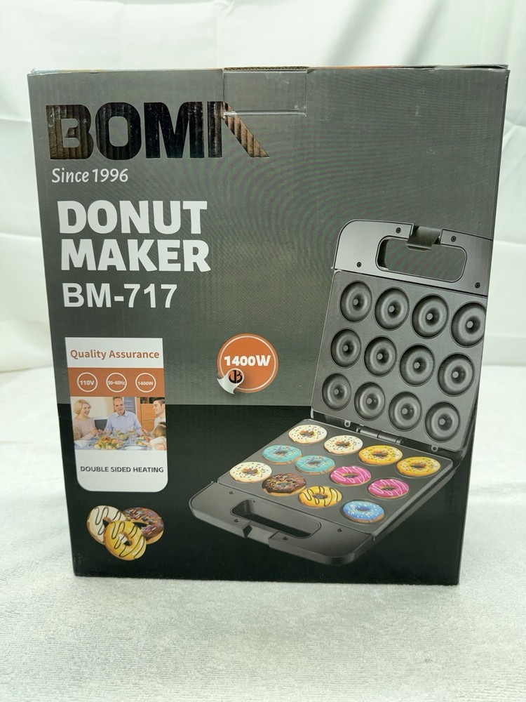 BOMA Mini Donut Maker Machine, Bake 12 Mini Doughnuts