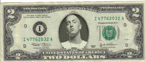 Eminem $2 Dollar Bill Mint! Rare! $1
