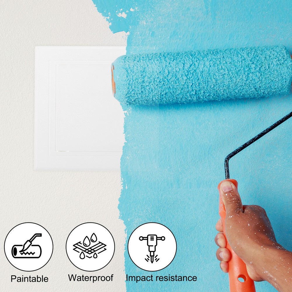 5x5 Inch(135x135mm) Removable Hinged Access Panel, Access Doors, White