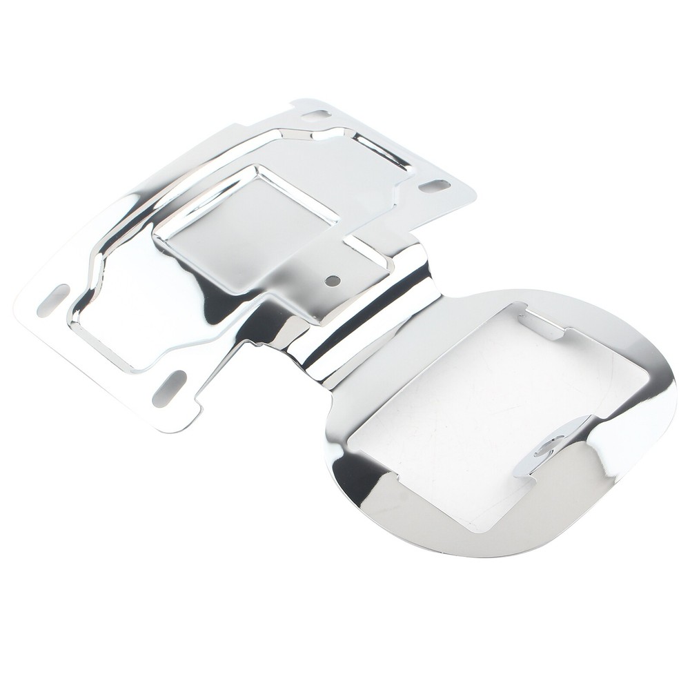 Chrome License Plate Relocation Bracket Kit For Harley Road Electra Glide FLHTCU