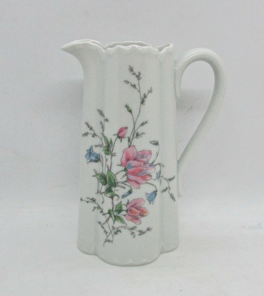 Haviland 'Pink Spray' Syrup Pitcher