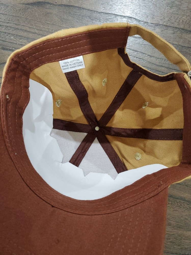 Dodge Ram Leather Patch, Canvas Cap, One Size Fits All, Brown