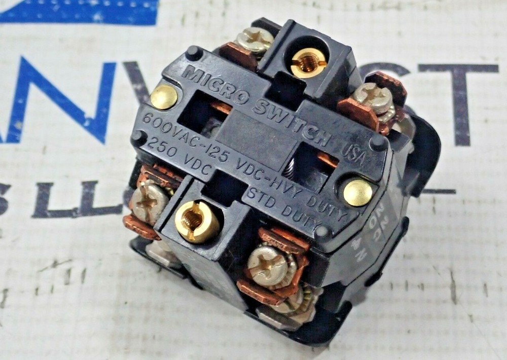 Microswitch PTCC Contact Block 600VAC 125VDC