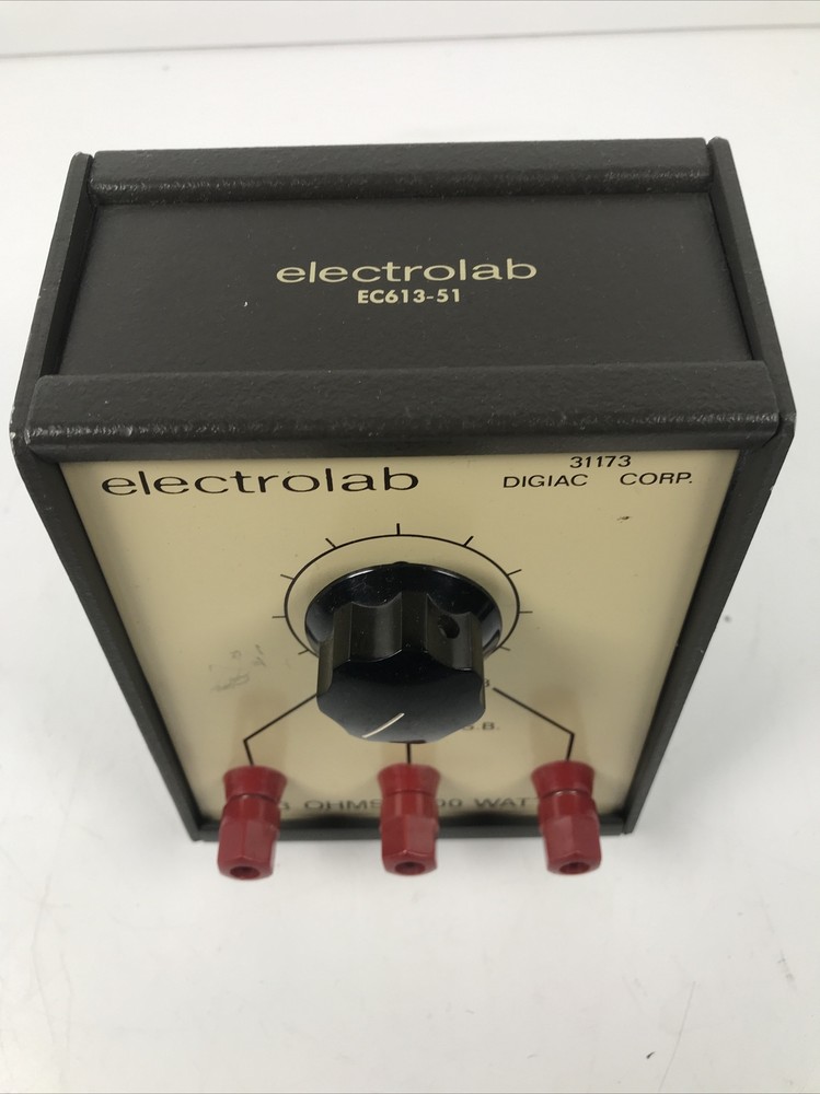 Electrolab EC626-51 3 Ohm 100 Watt Vintage Switch Device Testing