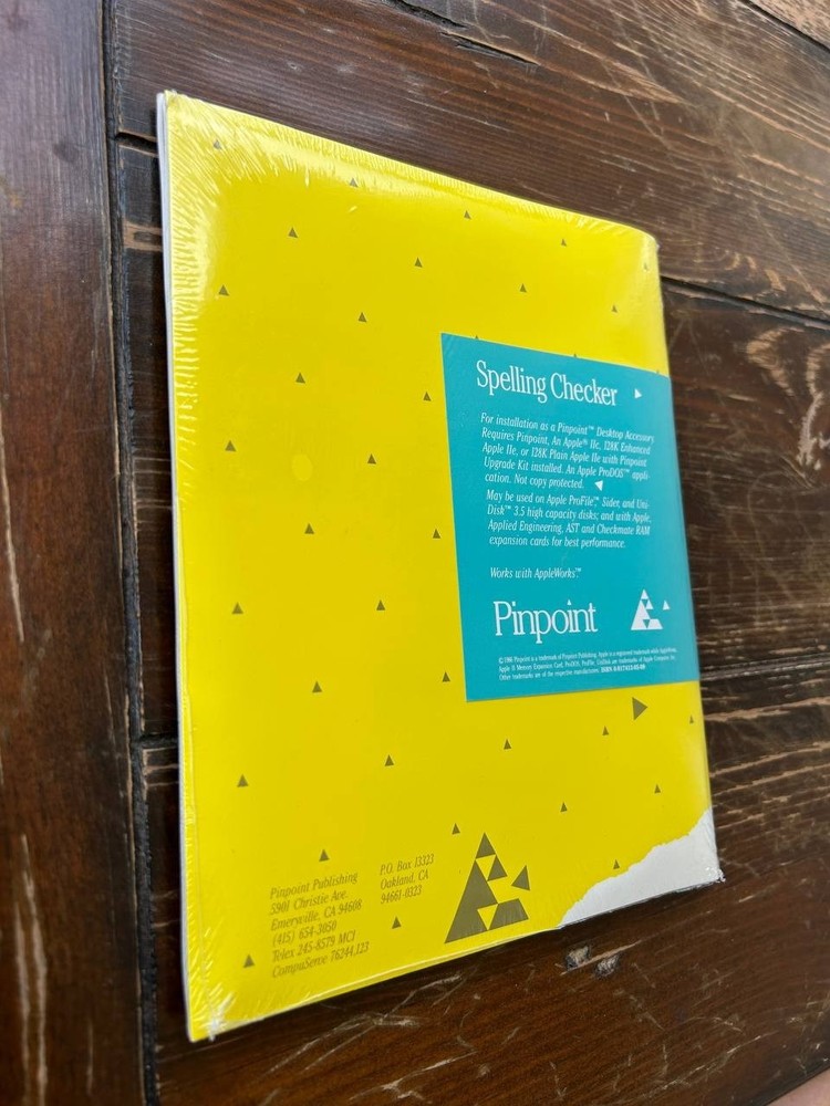 Pinpoint Spelling Checker for Macintosh