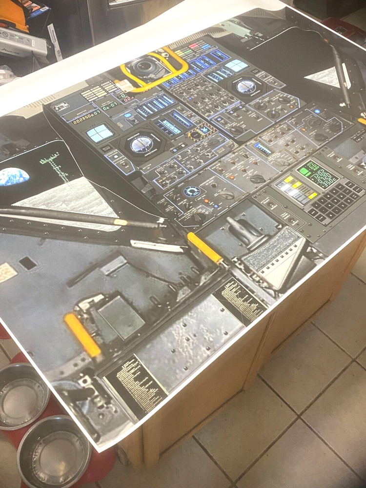 APOLLO 11 Star LEM Cockpit panel Trek Guidance Computer space Poly prop NEW