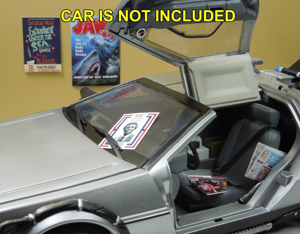 Back to the Future 1/15 scale Magazines and Documents - Large Assortment