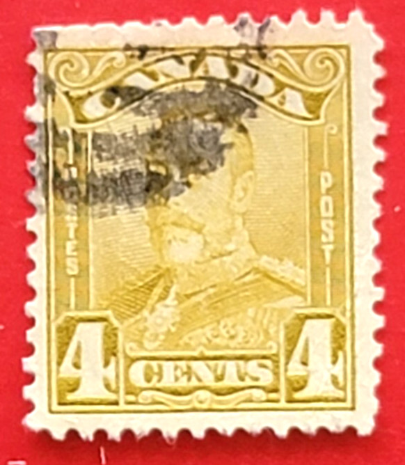 Canada Stamp #152 "King George V Scroll Issue" Used