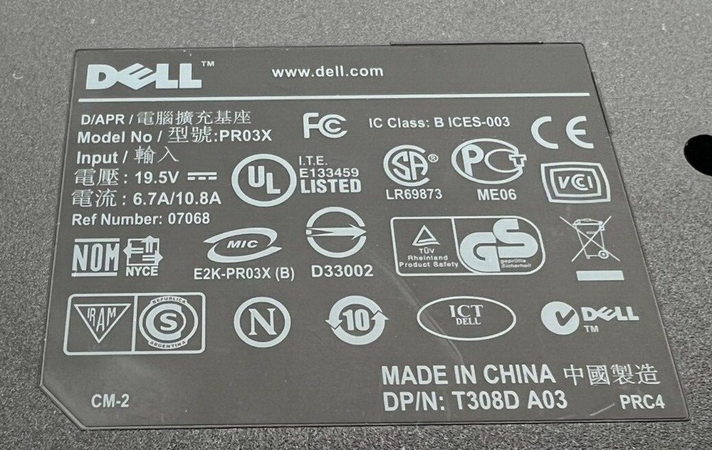 DELL PRO3X Docking Station