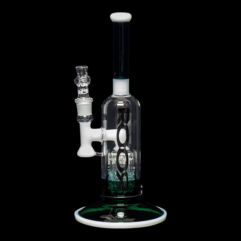 ROOR Tech 12? Fixed Stemless Bubbler ? Jade & White