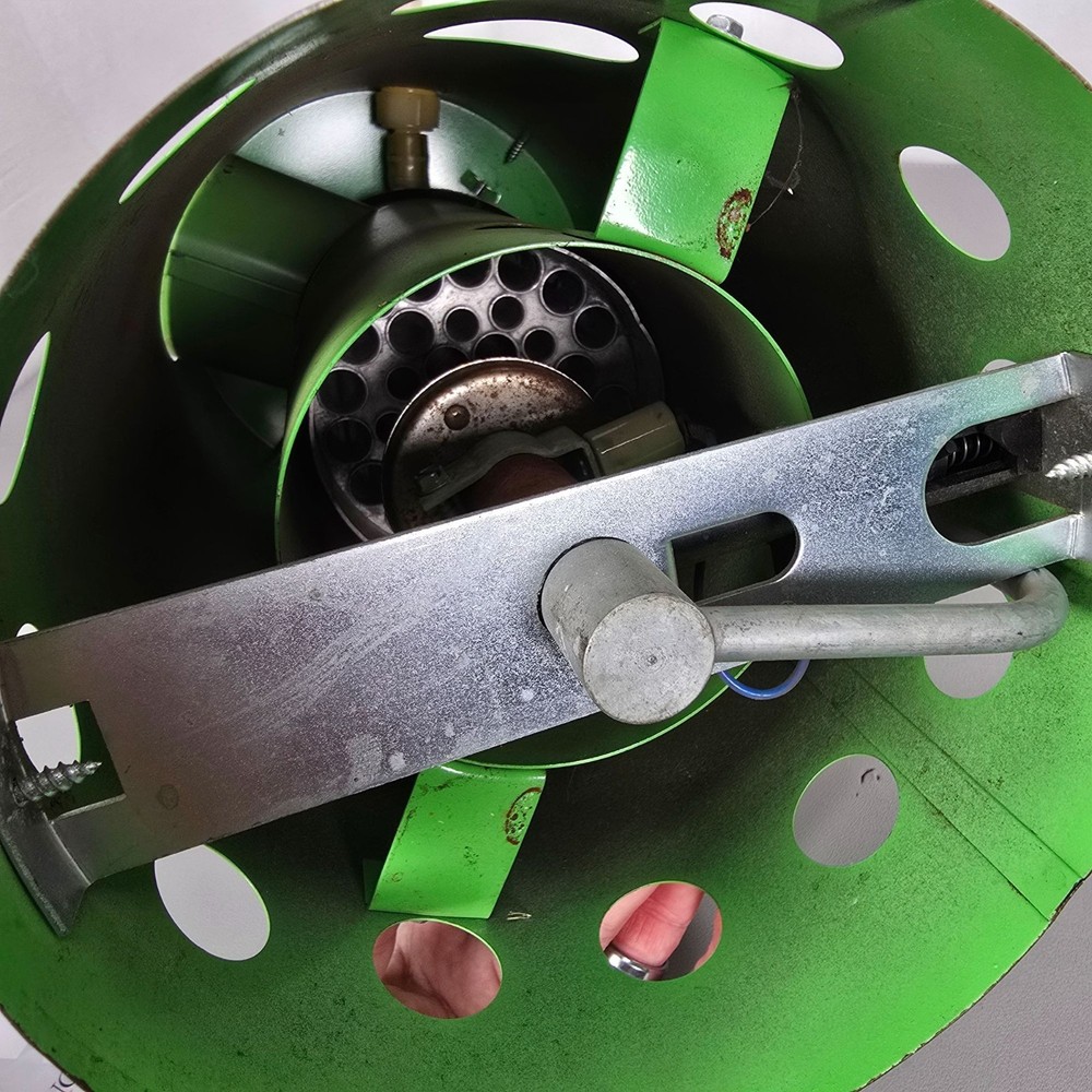 VTG Little Sizzle Portable Green White Propane Camping Water Heater Safety Valve