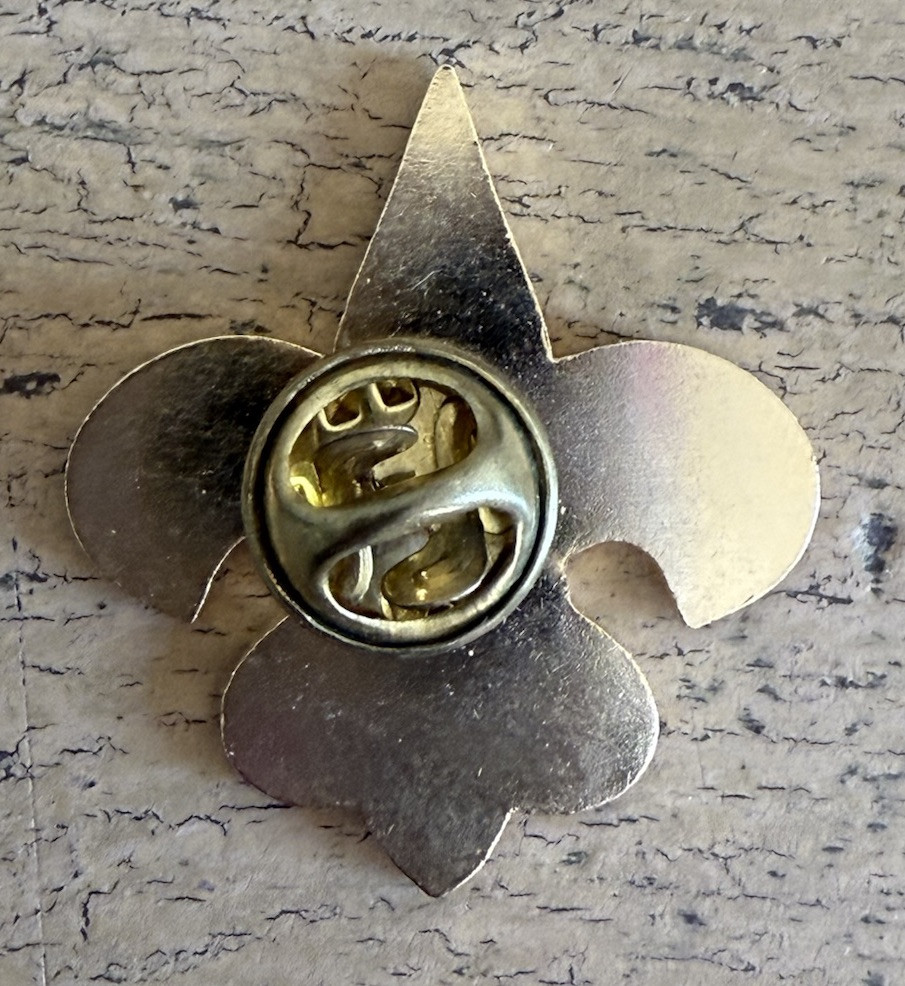 FBI Fleur de Lis Lapel Pin Flat