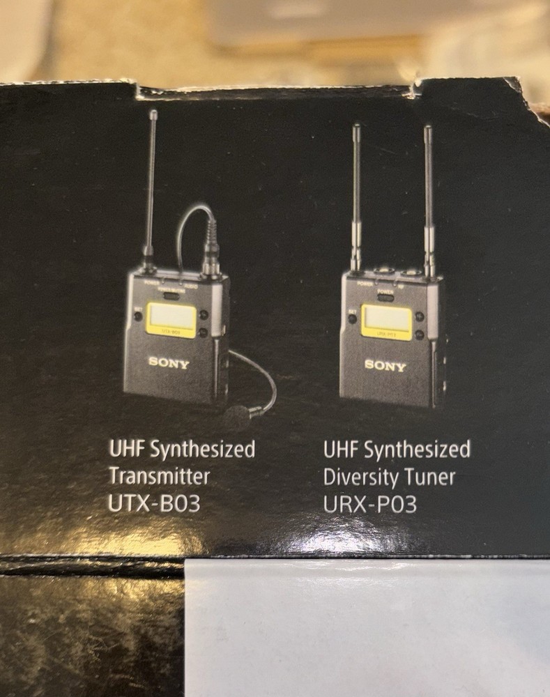 Sony UWP-D UWP-D11 UHF Wireless Microphone Package Digital Audio Processing