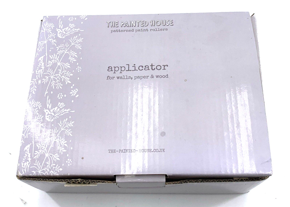 Patterned Paint Roller Decorative 7 Inch Texture Rubber Roller Floral NEW