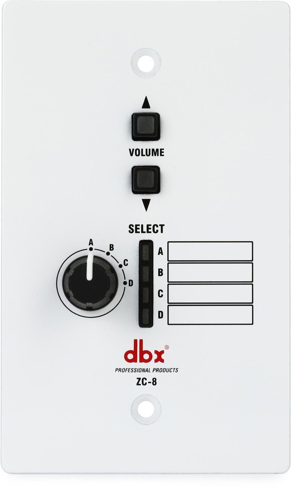 dbx ZC8 Wall-mounted Up/Down & 4-position Zone Controller