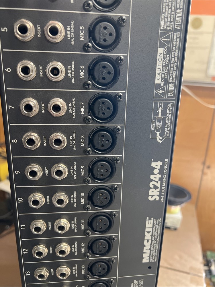 Mackie SR24.4 Mixing Console TESTED WORKING