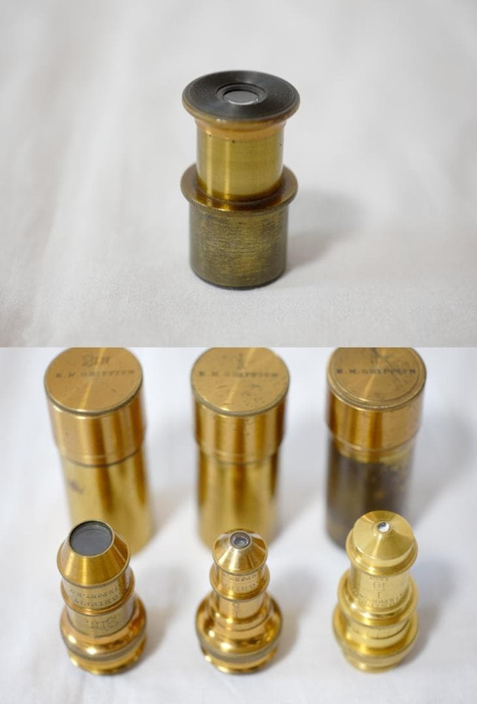 Antique Microscope Bausch & Lomb Griffith Club Model Microscope