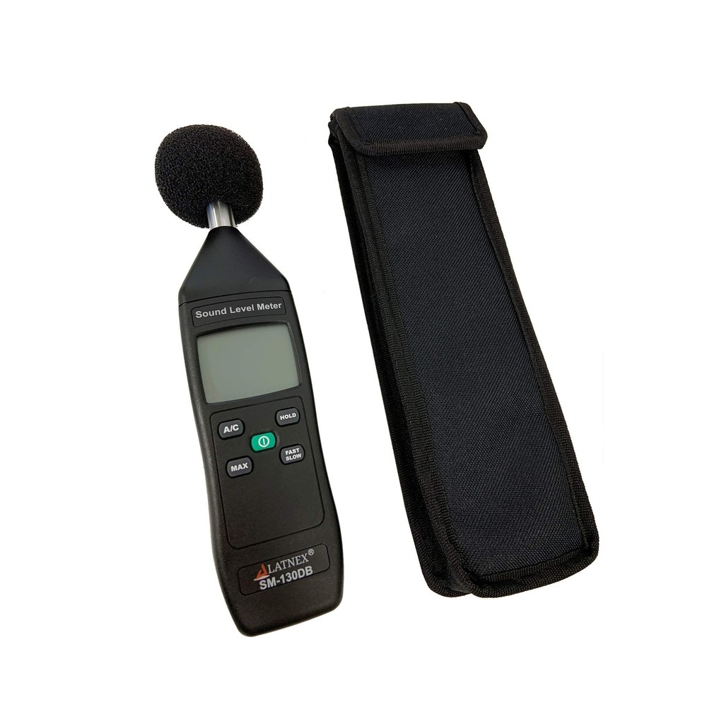 SM-130DB Digital Decibel Meter Reader and Sound Level Meter Type 2 with Calib...