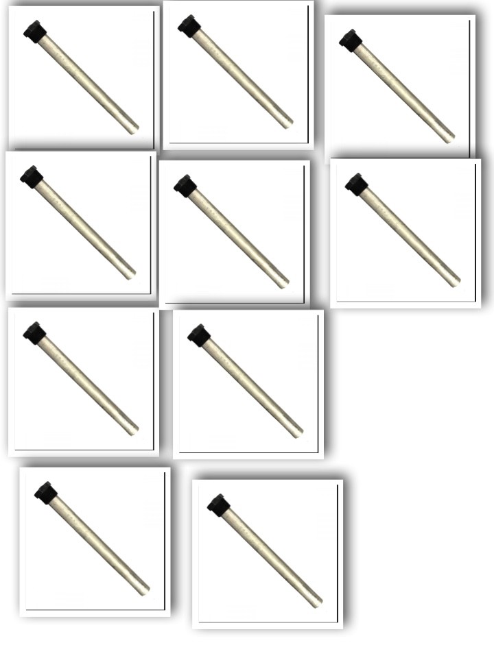 10 x Vulcan, Rheem, Dux, Conergy Hot Water Tank  Systems 280mm Sacrificial Anode
