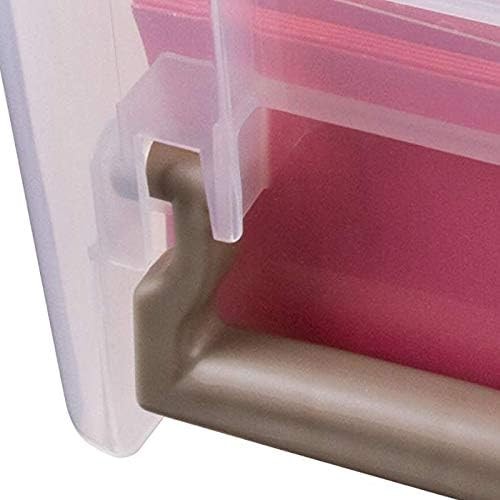 Handmade Storage Box (with 3 compartments) Transparent Plastic