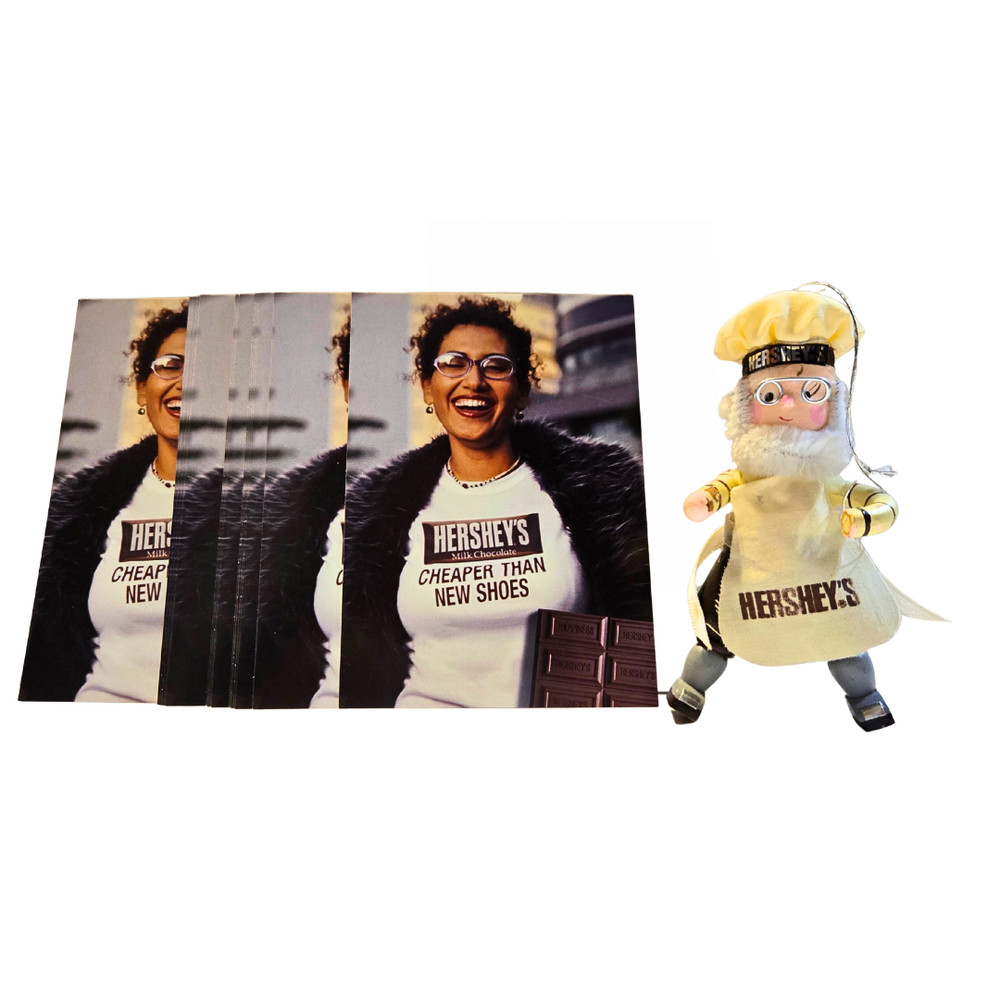 Hersheys Chocolate Chef Ornament and Postcards