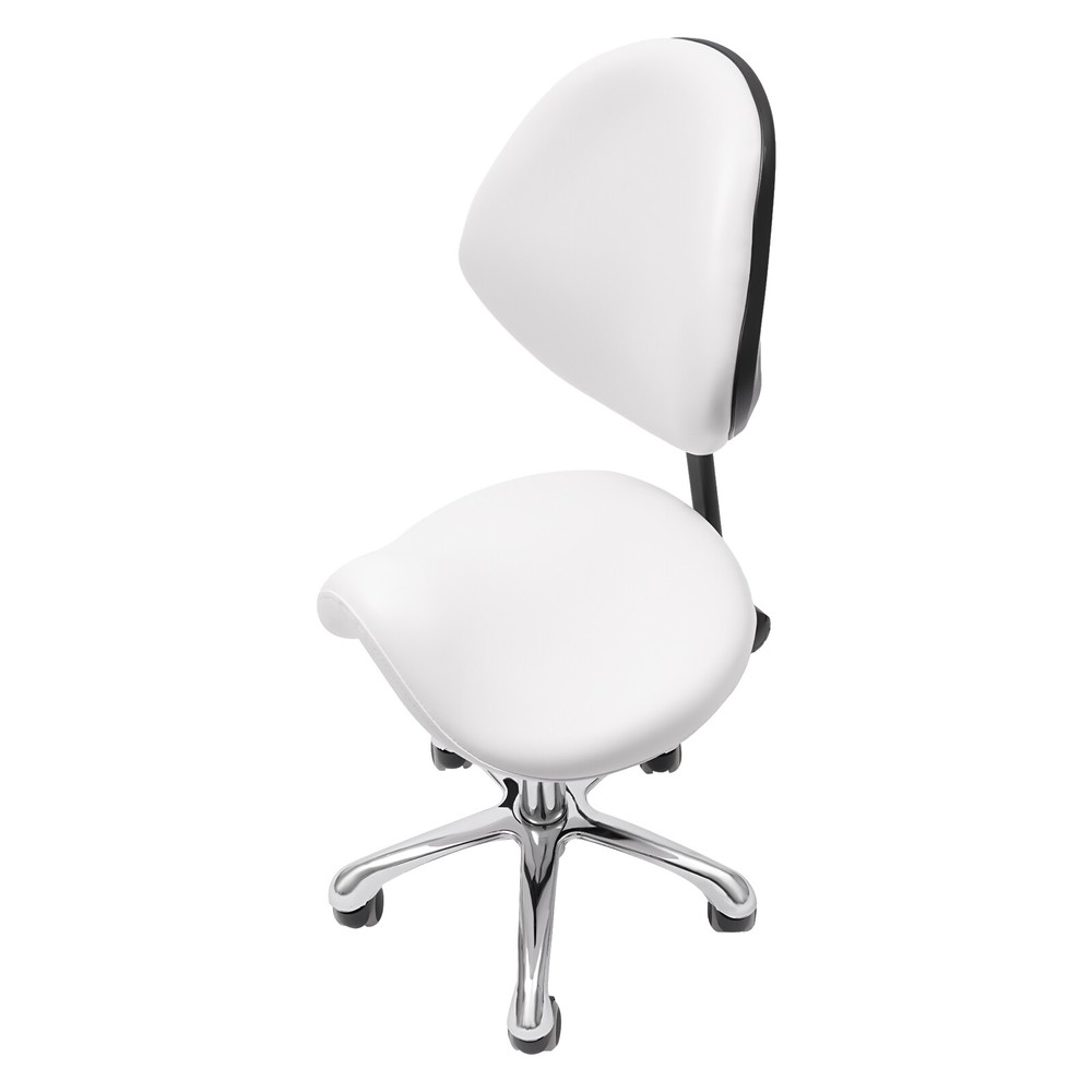 Ergolution Ergonomic Saddle Stool W/ Backrest -Work Stool,Office Stool-Seat