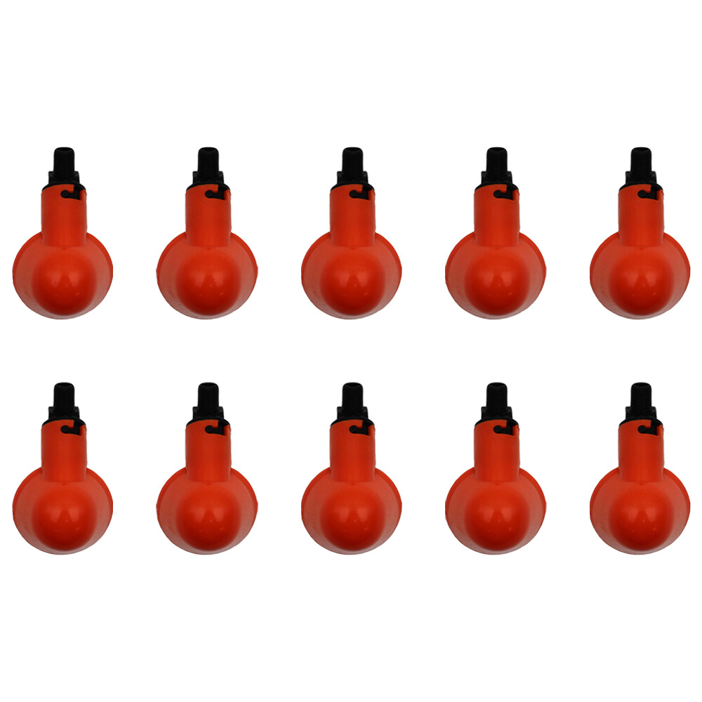10 Pack Poultry Plastic Automatic Drinker Water Drinking Cups For Chicken Hen