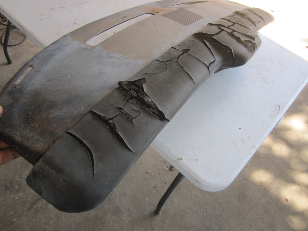 71 MUSTANG DASH BOARD METAL PANEL WITH CORE PAD OEM