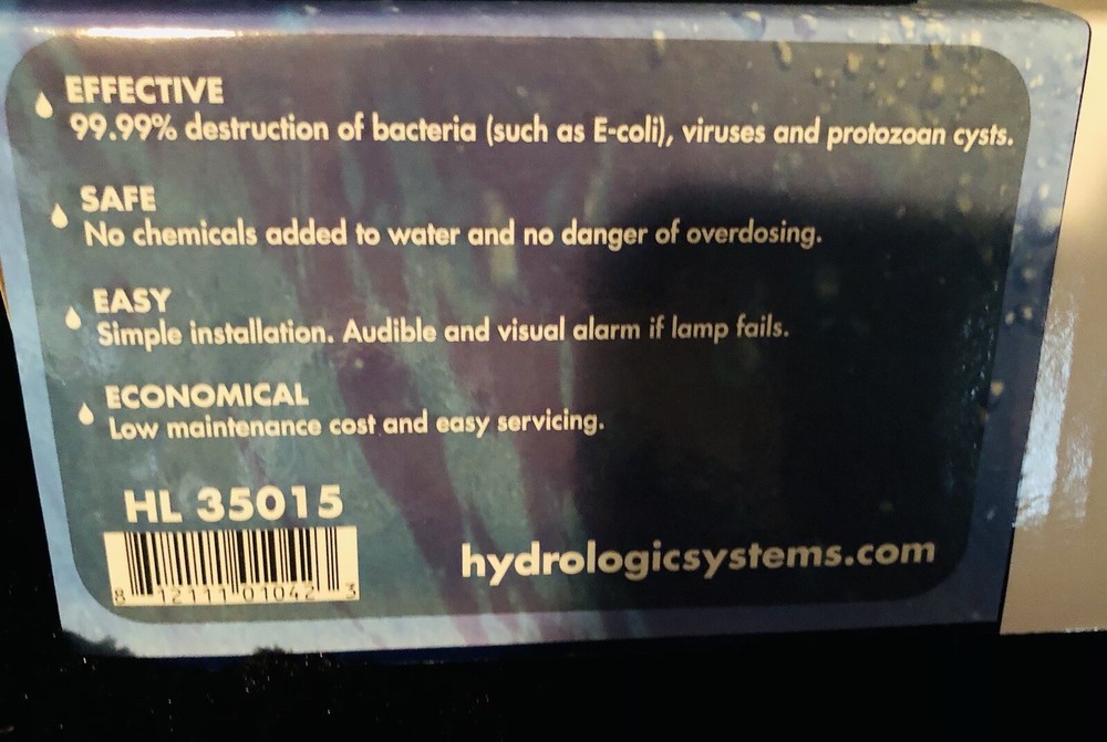 Hydrologic HL 35015 UV Sterilizer Kit for Reverse Osmosis System