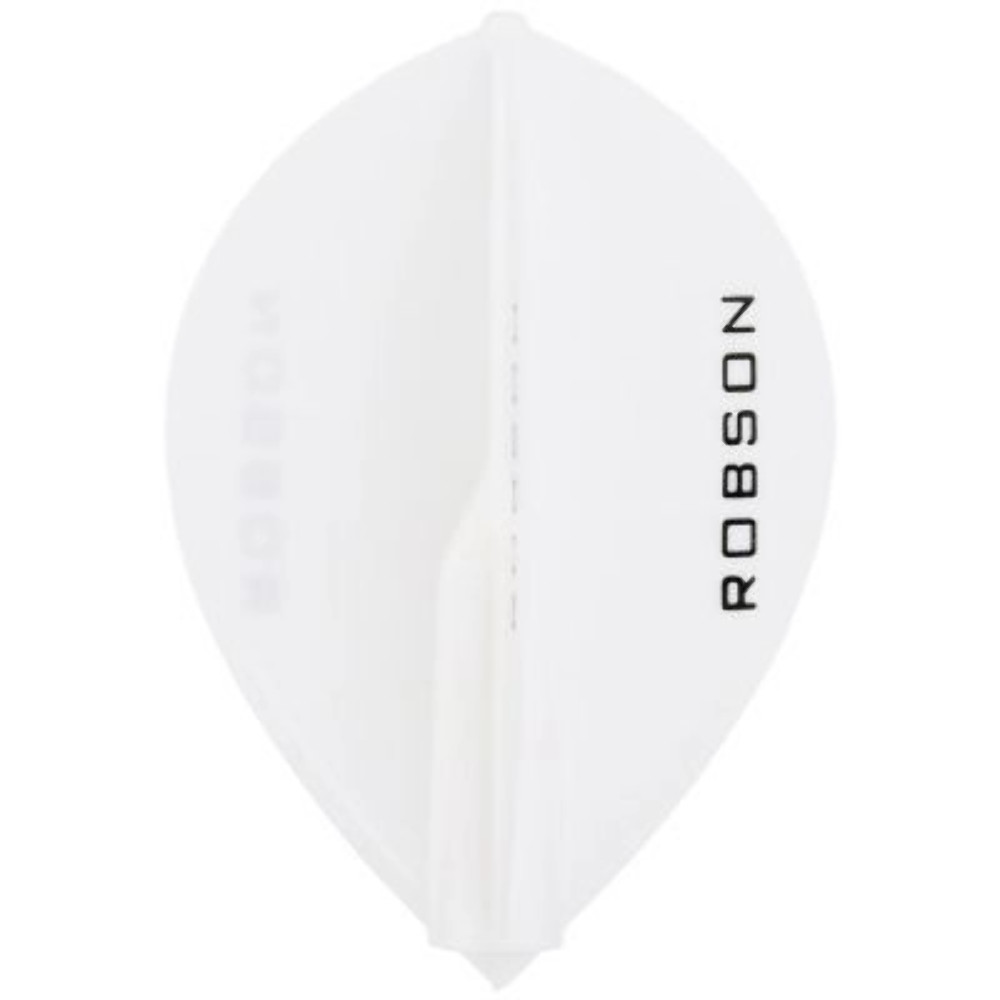 Robson Plus Dart Flights Pear - White