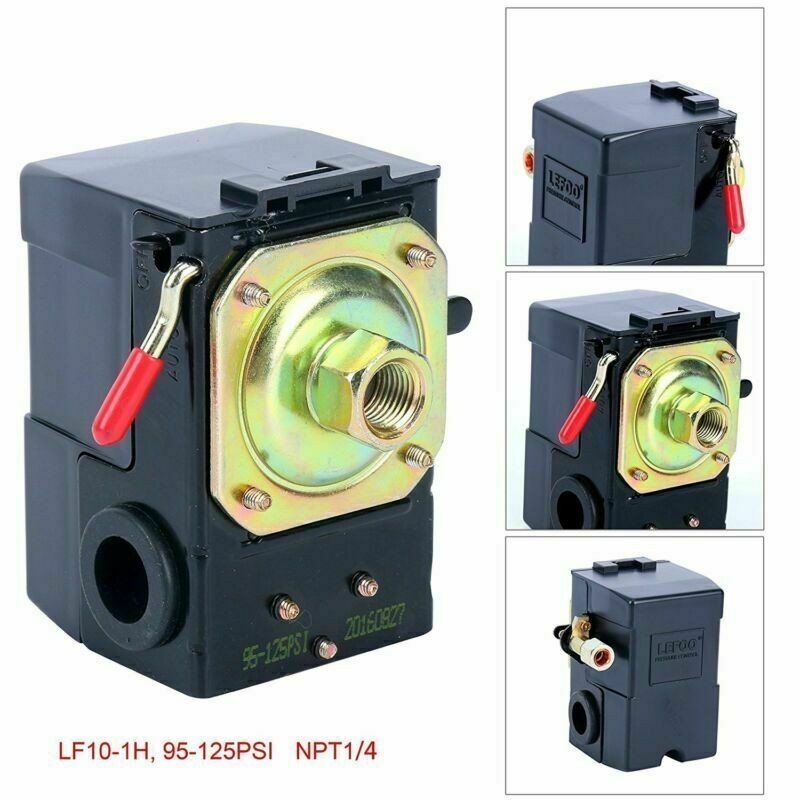Air compressor pressure switch control switch 95-125 single port w/Unloader