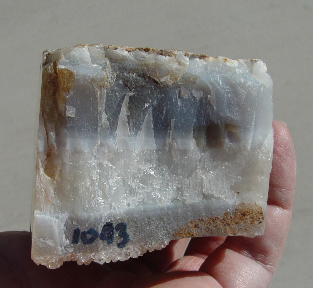 White Seam Agate Small Lapidary Rough T1043