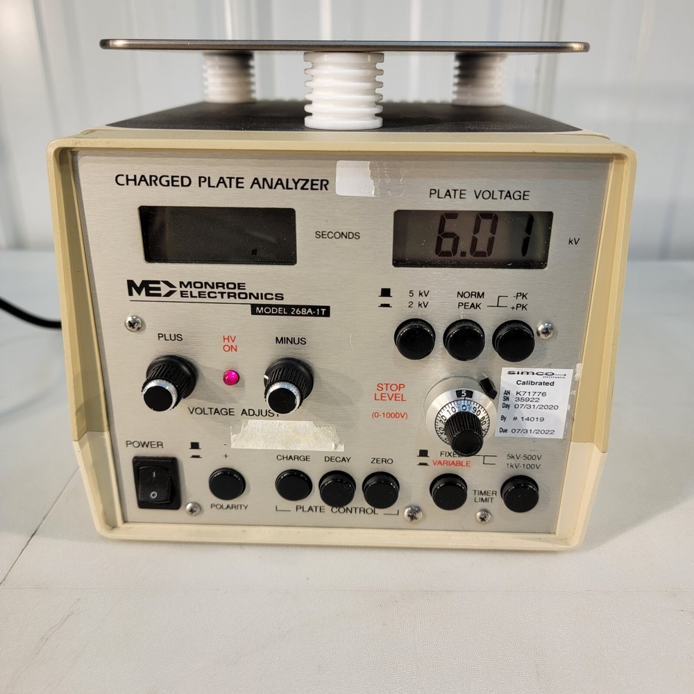 Fails Calibration Monroe Electronics Charged Plate Analyzer 268A-1T +/-6kV