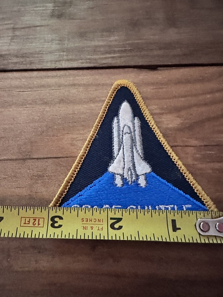 NASA Space Shuttle - Triangular 3” Patch & Sticker