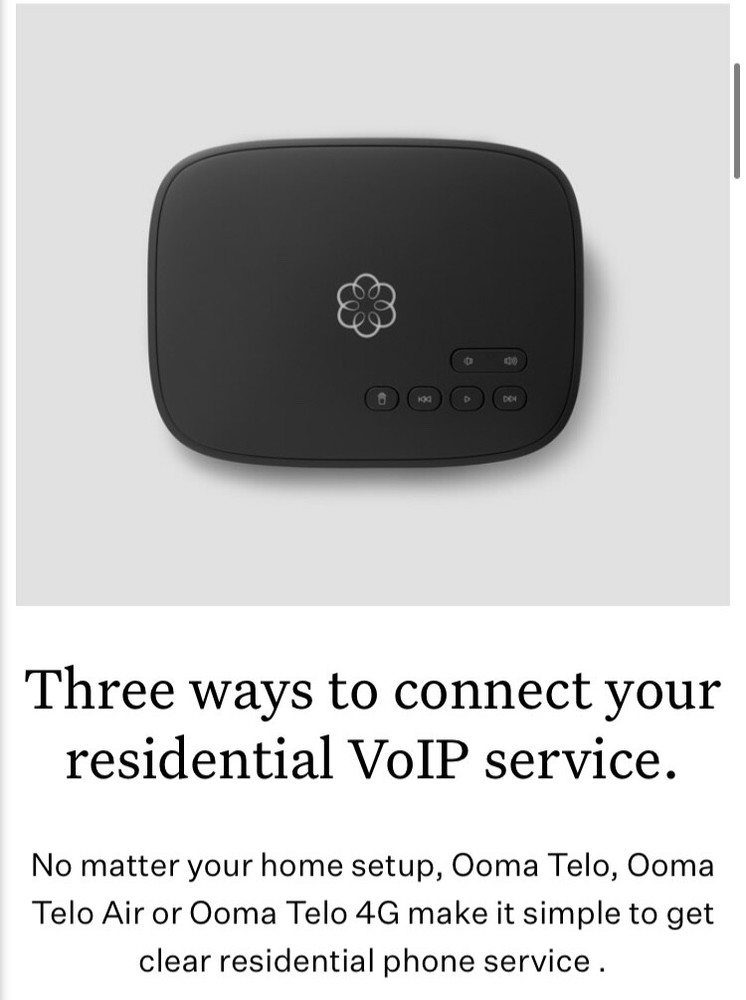 Ooma Telo & Desk Phone 1 Bundle 