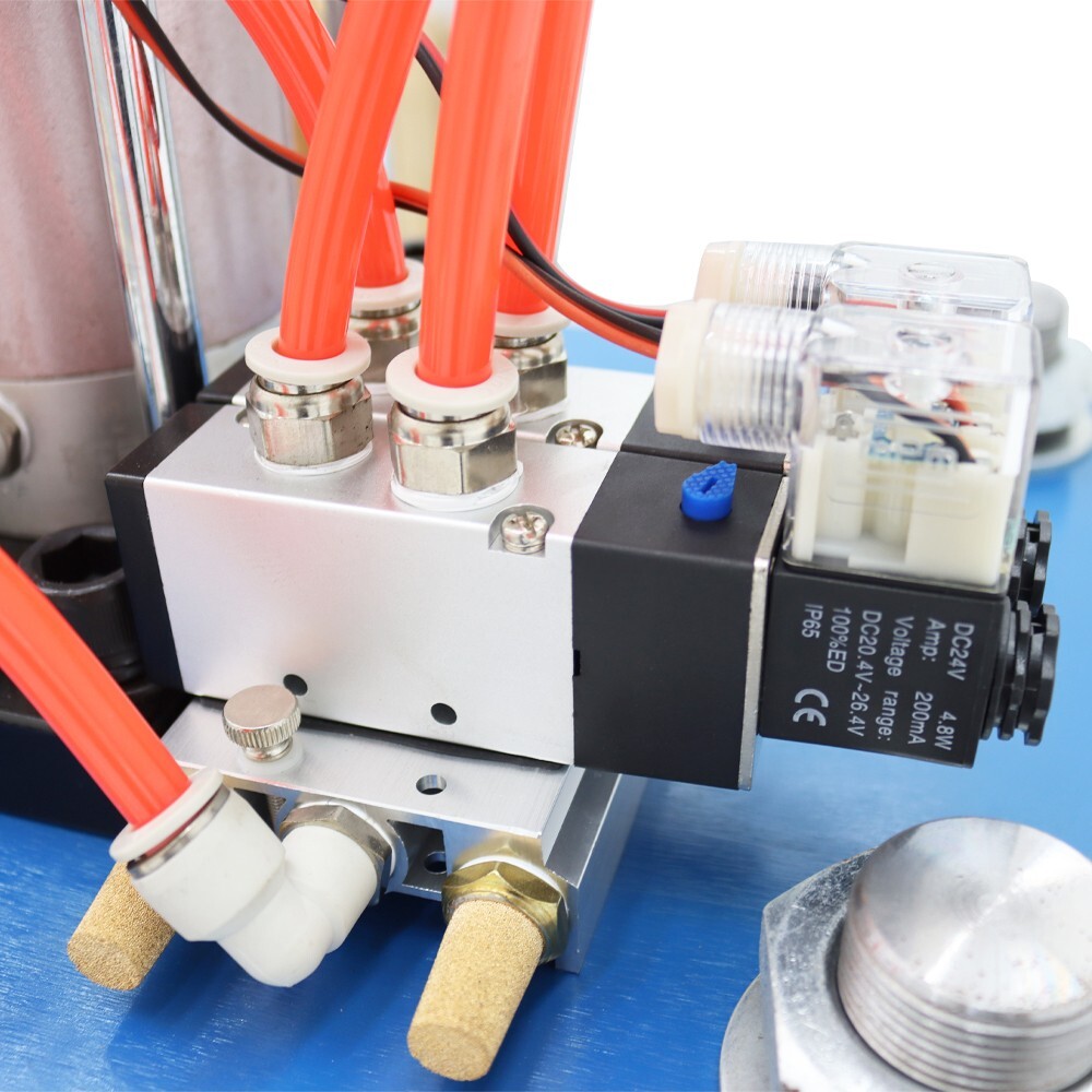 110V 11023Lbs Pneumatic Punch Press Machine with Controller Four Column