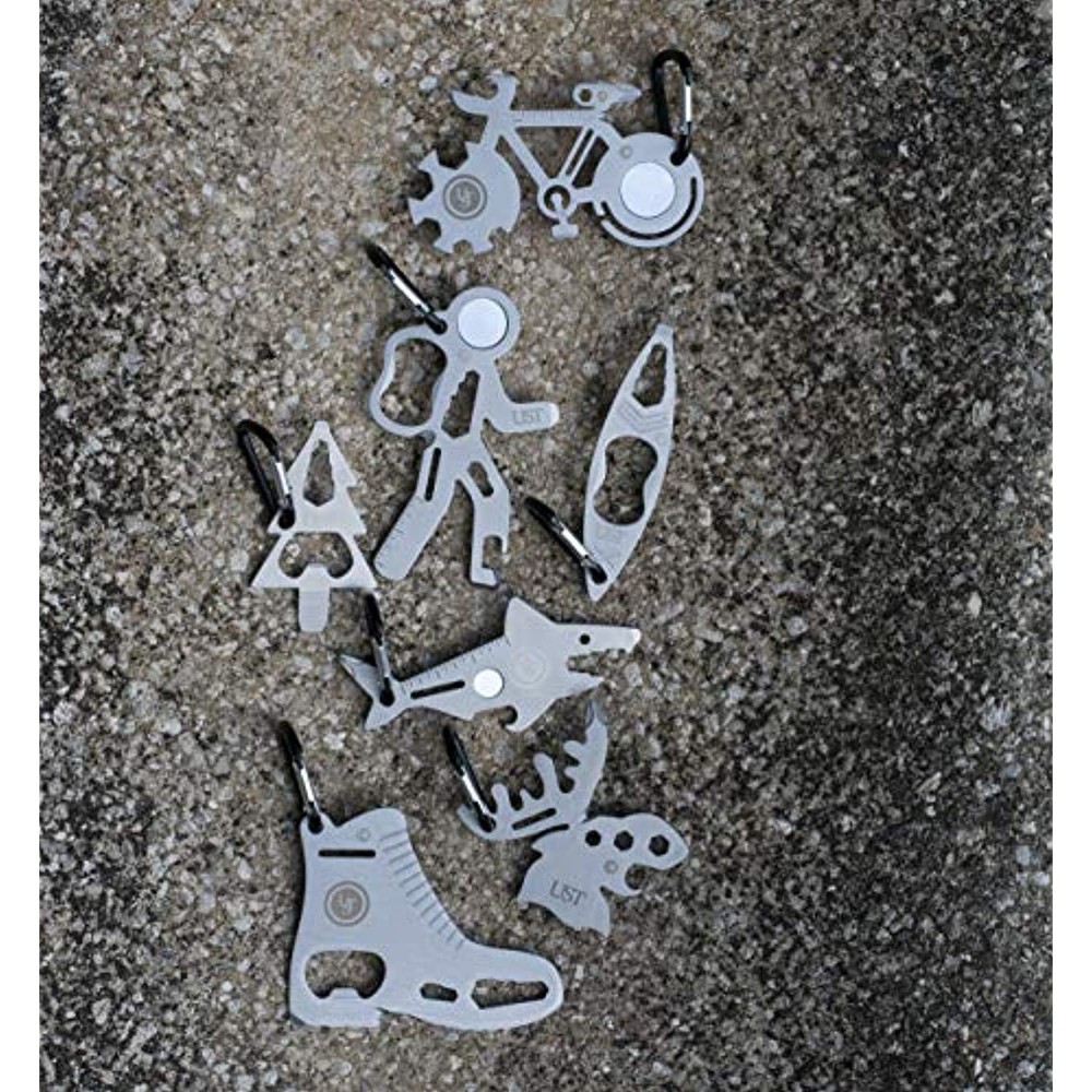 UST Stainless-Steel Tool A Long Multi-Tool Carabiner, Pine Tree