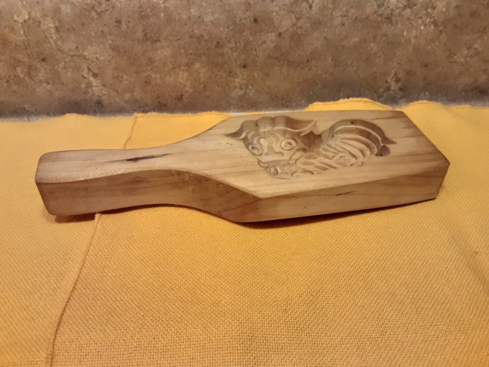 Vintage Wood Rice Cake Baking Mold
