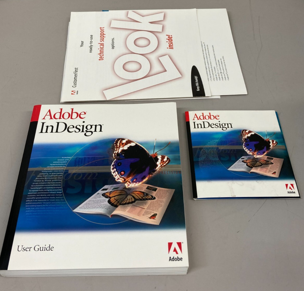 Adobe InDesign 1.0 For Macintosh Full Version Big Box Apple Computer