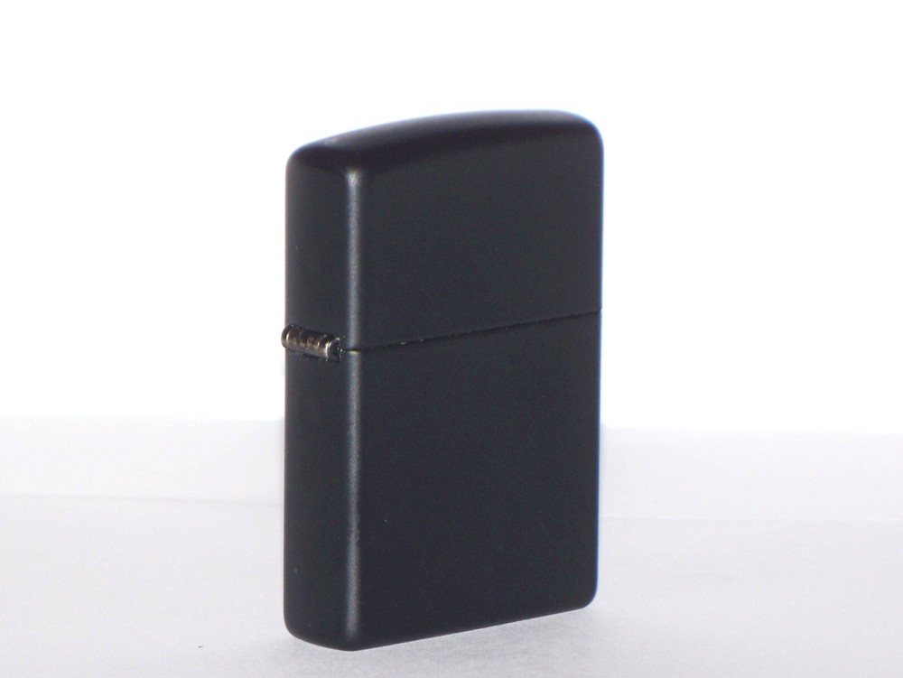 #5 2017 NOS ZIPPO Classic Model 218 BLACK MATTE Full Size Lighter UNFIRED