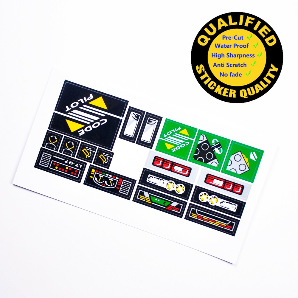 Replacement sticker for set 8479 Precut sticker