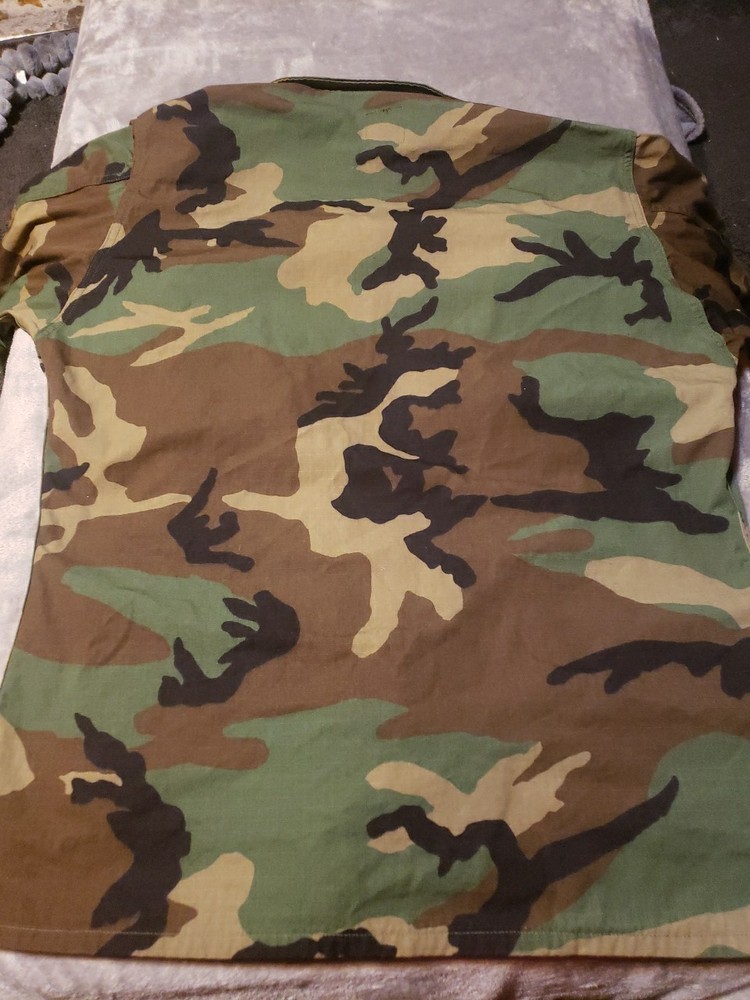 Coat Woodland Camouflage Pattern Combat Medium Regular 1995