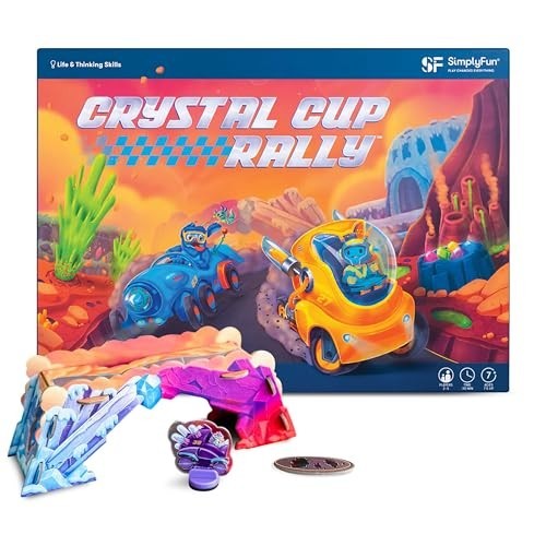 Educational Crystal Cup Rally Game for Kids - Develop Reasoning & Strategy Skill