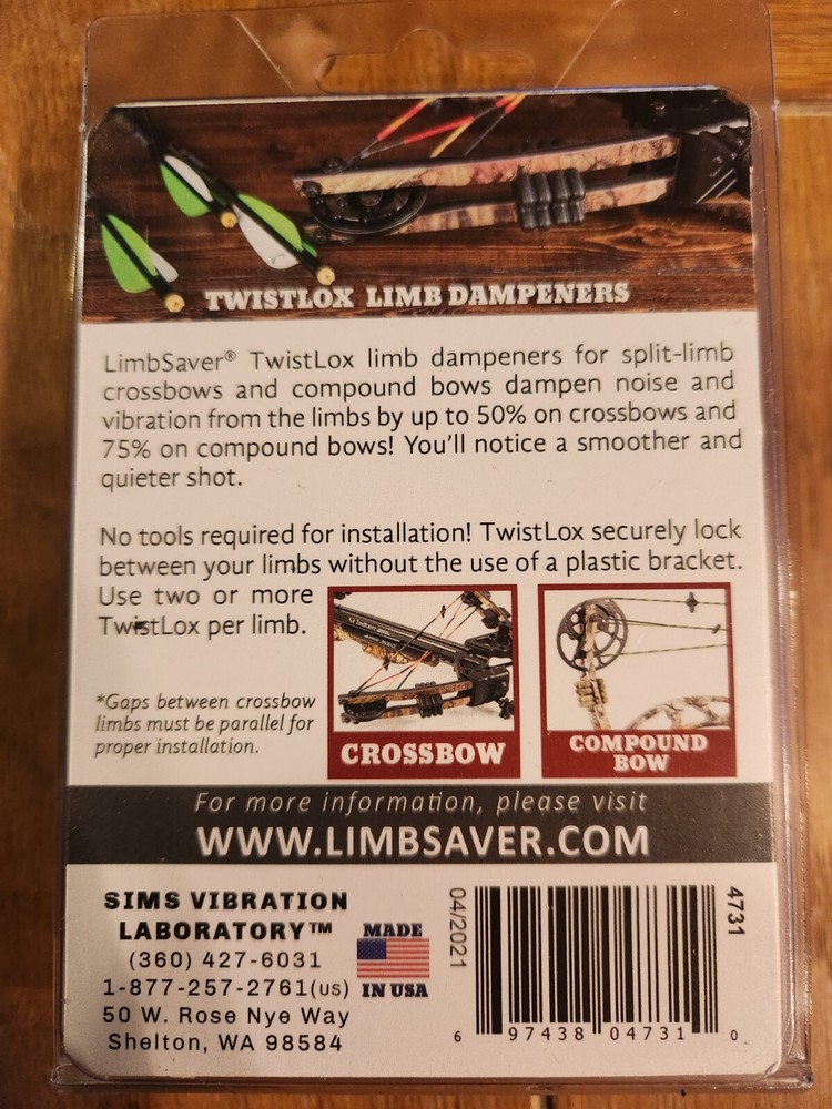 Limbsaver Twistlox (Pack Has 4 In It)